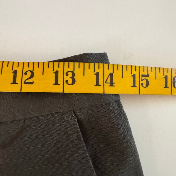 ZADIG & VOLTAIRE Pants Trousers 28 Pomelo Rip Stop Elastic Back Waist Cropped - Picture 13 of 15